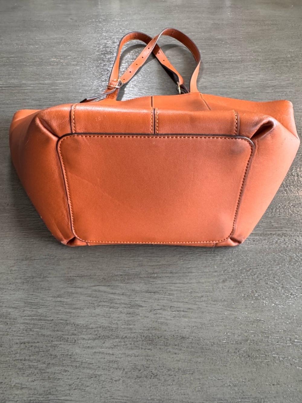 LDT Tatum Tote Bag Purse Brown Leather - Picture 6 of 16